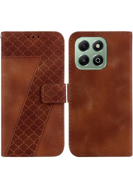 Onur X6B Cüzdan Flip Folio Kapak Için Telefon Kılıfı Kabartmalı Desen Pu Kart (Yurt Dışından)