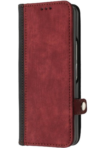 Samsung Galaxy Z Için Kılıf Fold Kart Yuvası Standı ile 6 Flip Folio Kitap Pu (Yurt Dışından)