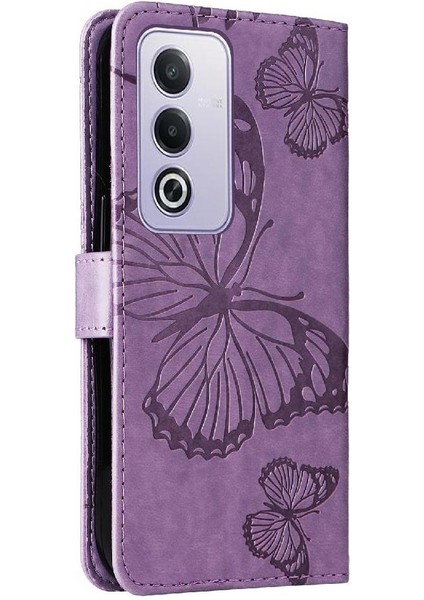 Kart Yuvası Standı Flip Kickstand ile Oppo A3 Pro 5g Pu Deri Için Kılıf (Yurt Dışından)