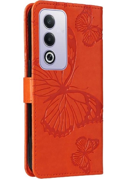 Kart Yuvası Standı Flip Kickstand ile Oppo A3 Pro 5g Pu Deri Için Kılıf (Yurt Dışından)