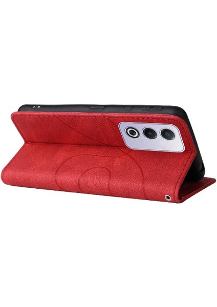 Oppo A3 Pro 5g Için Flip Case Dikiş Renk Deri Cüzdan Kickstand Flip (Yurt Dışından)