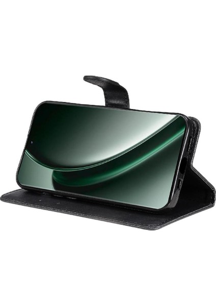 Kart Yuvası Katı ile Realme Gt 6 Iş Cüzdan Telefon Kılıfı Için Flip Case (Yurt Dışından)
