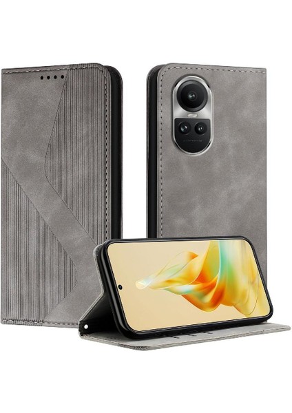 Oppo Oppo 10 Pro 5g Pu Deri Için Kılıf Folio Manyetik Kart Yuvaları Çevirin (Yurt Dışından) indirimleri