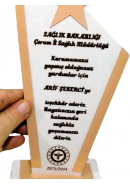 Resmi Kurum Hediyelik Plaket(Kişiye Özel Isim Yazılı) indirimleri