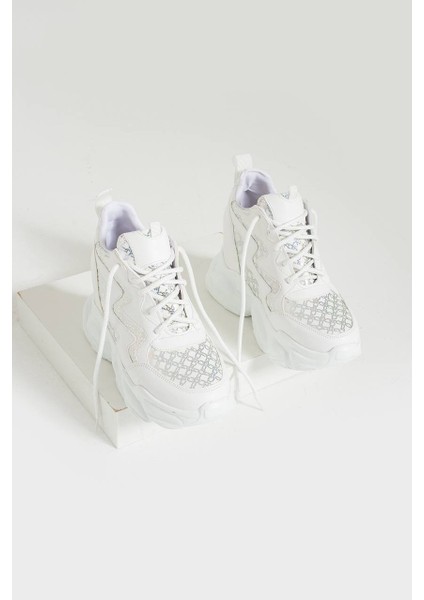 Dolgu Topuklu Kadın Spor Ayakkabı Yükseklik [10] Cm fiyatları