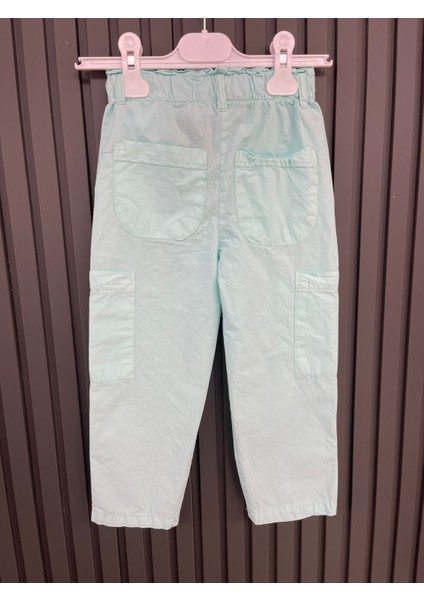 SCK-1122 Serbend Kız Çocuk Kargo Pantolon