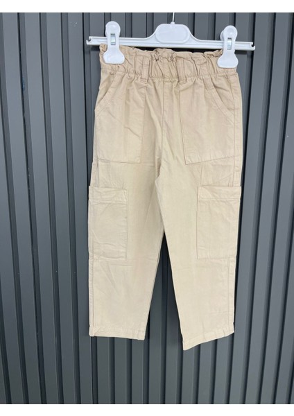 SCK-1122 Serbend Kız Çocuk Kargo Pantolon