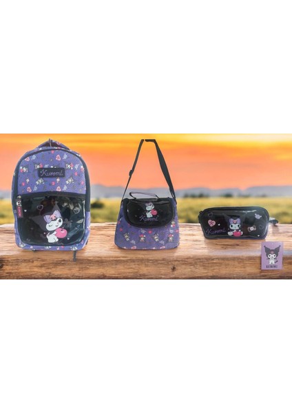 Kuromi Okul Çantası Seti (5 Parça) fiyatları