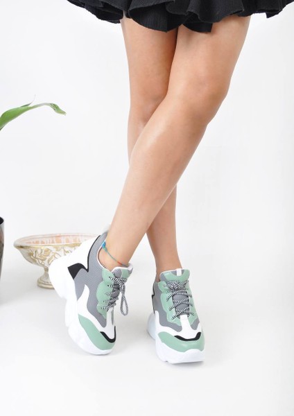 Içten Gizli Dolgu Topuklu Kadın Spor Ayakkabı Yükseklik [10] Xm fiyatları