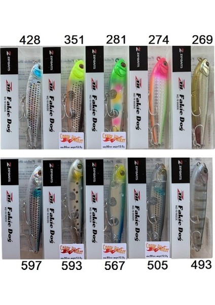 Zipbaits Fakie Dog 90mm WDT Su Üstü 12gr Maket Yem 677