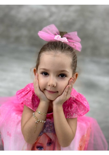 Barbie Pembe Kız Çocuk Elbise fiyatları