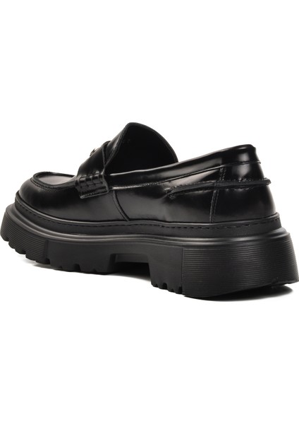 Premium 1308-3 Siyah Deri Erkek Klasik Ayakkabı fırsatları