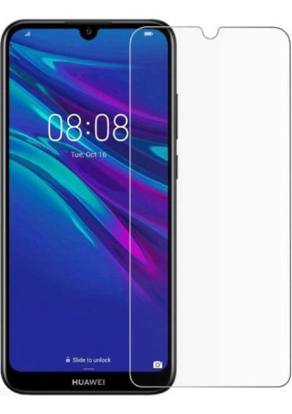 Huawei Y6 2019 Kırılmaz Cam Şeffaf 0.3mm Kılıf Dostu Temperli Ekran Koruyucu