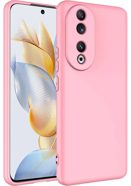 Huawei Honor 90 Kılıf Mara Lansman Kapak-Pembe