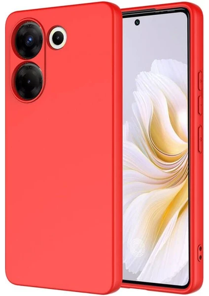 Case World Tecno Camon 20 Pro 5g Kapak Içi Kadife Kamera Korumalı Lansman Silikon Kılıf - Kırmızı