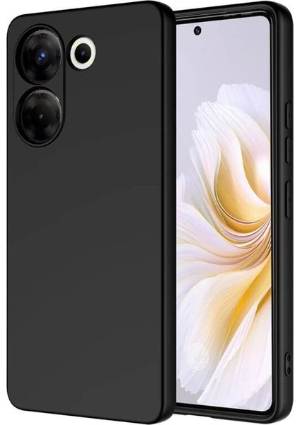 Case World Tecno Camon 20 Pro 5g Kapak Içi Kadife Kamera Korumalı Lansman Silikon Kılıf - Siyah