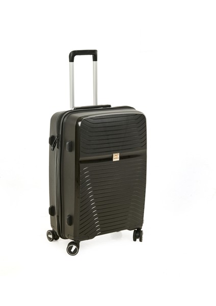 Orta Boy Pp Valiz - Siyah - 58 cm