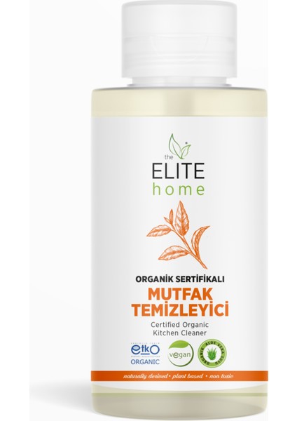 The Elite Home Organik Sertifikalı Mutfak Temizleyici Portakal 50 ml