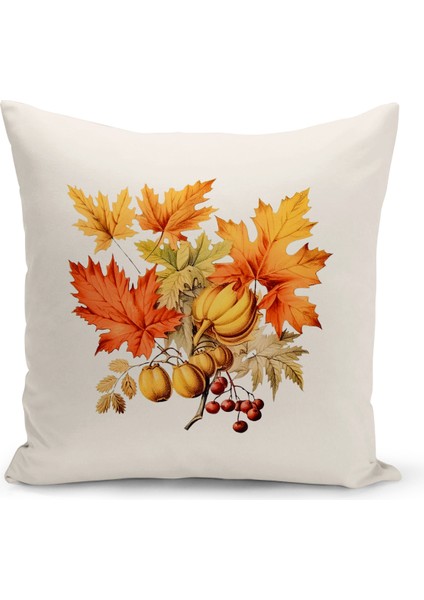 Sonbahar Serisi Çift Tarafı Dijital Baskılı 8'li Kırlent Kılıfı Seti (Halloween Autumn Cushion Cover) fiyatları