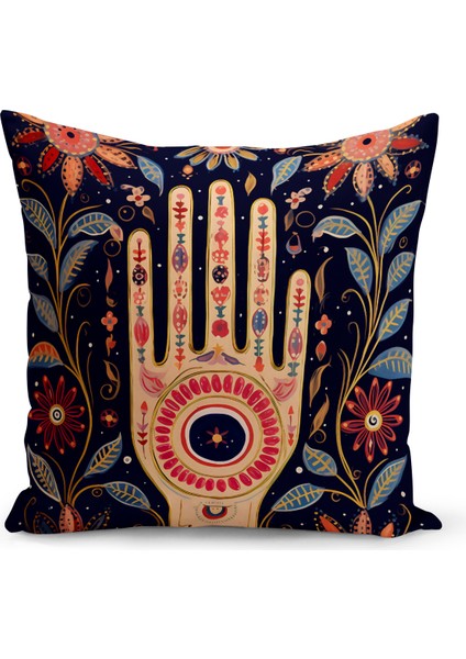 Nazar Serisi Çift Tarafı Dijital Baskılı 8'li Kırlent Kılıfı Seti (Evil Eye Cushion Cover Set) modelleri