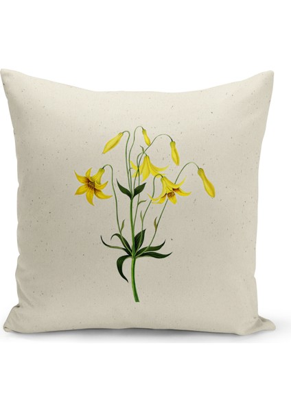 Botanik Serisi Çift Tarafı Dijital Baskılı 8'li Kırlent Kılıfı Seti (Botanic Cushion Cover)