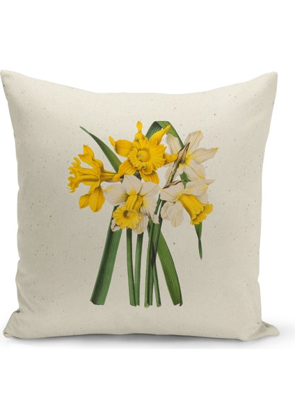 Botanik Serisi Çift Tarafı Dijital Baskılı 8'li Kırlent Kılıfı Seti (Botanic Cushion Cover)