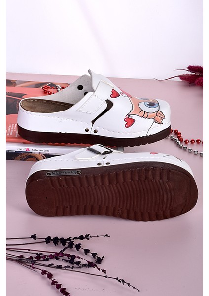 3005 Kurdeleli Kuş Desenli Anatomik Terlik fırsatları