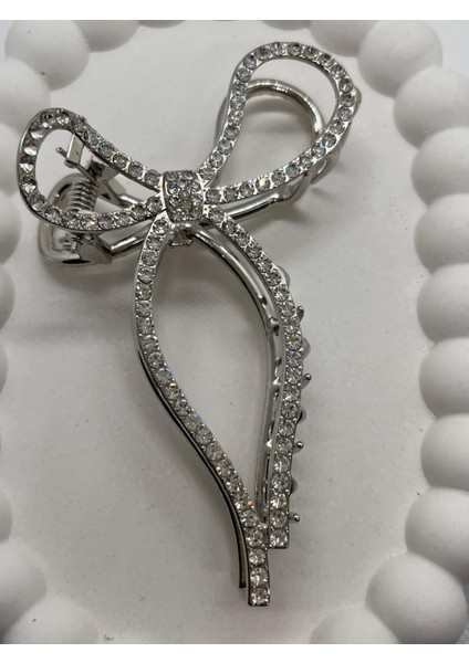 Metal Kadın Zirkon Taşlı Fiyonk Mandal Toka modelleri