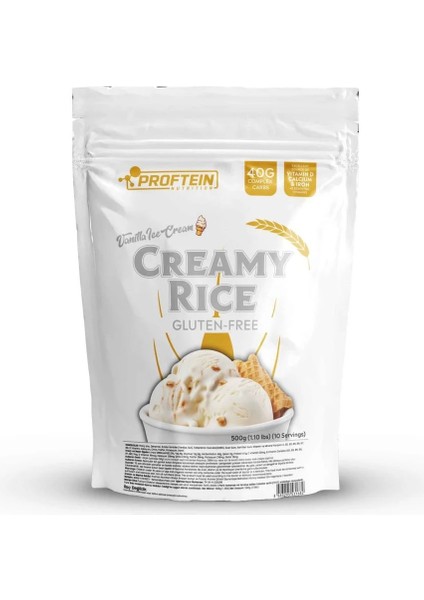 Creamy Rice Cream Aromalı Pirinç Unu Yüksek Protein + Karbonhidrat