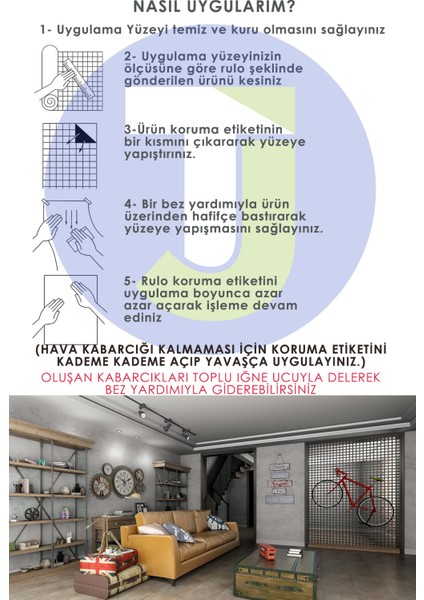 Kendinden Yapışkanlı Çimento Görünümlü Mutfak Banyo Duvar Dolap Masa Kaplama 60cmx500cm