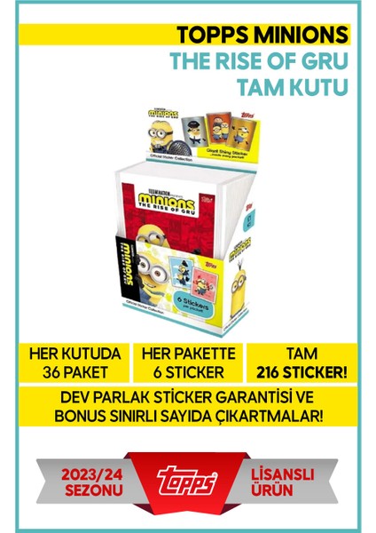 Mınıons 2: Gru’nun Yükselişi – Tam Kutu
