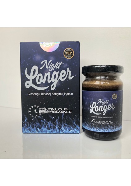 Night Longes Ginsengli Bitkisel Karışımlı Macun 125 gr