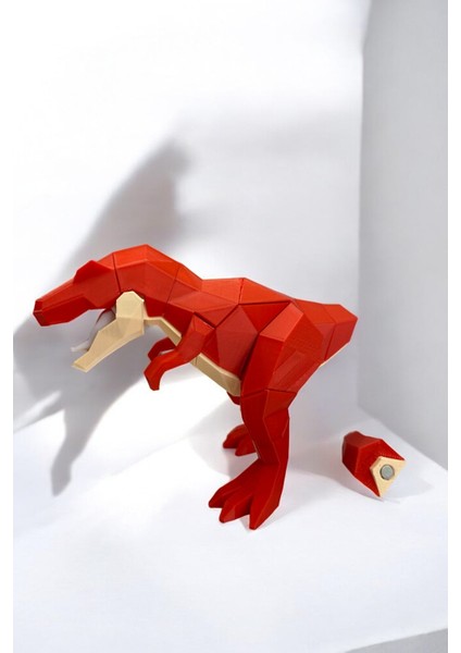 Mıknatıslı 3D Zorlayıcı ve Gerçekçi T-Rex Puzzle Aile Aktivitesi & Zeka Oyunu