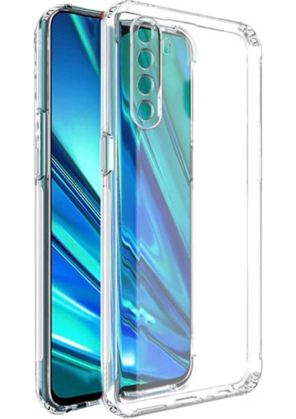 Realme 6 Pro Kapak Kamera Korumalı Lüx Silikon Şeffaf Kılıf