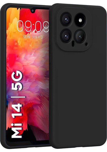 Xiaomi Mi 14 Kapak Içi Kadife Kamera Korumalı Lansman Silikon Kılıf - Petrol Mavisi fırsatları