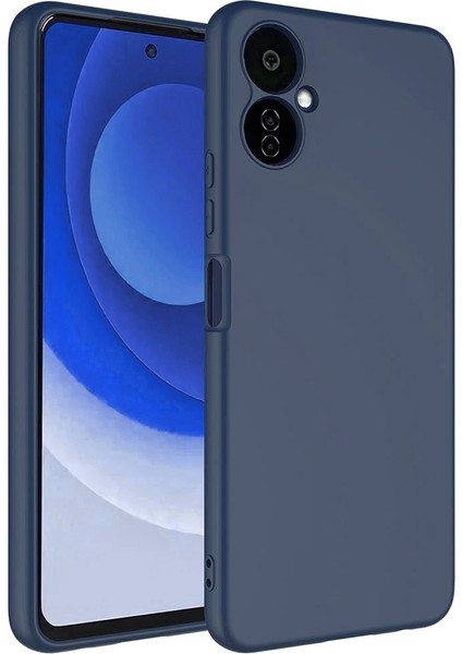 Tecno Camon 19 Neo Kapak Içi Kadife Kamera Korumalı Lansman Silikon Kılıf - Petrol Mavisi