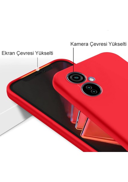 Tecno Camon 19 Neo Kapak Içi Kadife Kamera Korumalı Lansman Silikon Kılıf - Petrol Mavisi