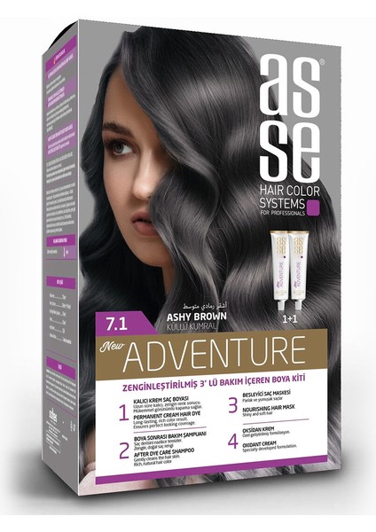 Saç Boyası Küllü Kumral 7.1 (50+50 ml) 0684