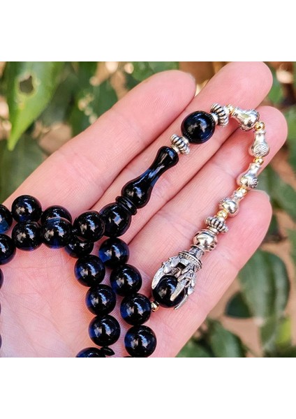 10 mm Pençe Model Mavi Sürmeli Tesbih fiyatları