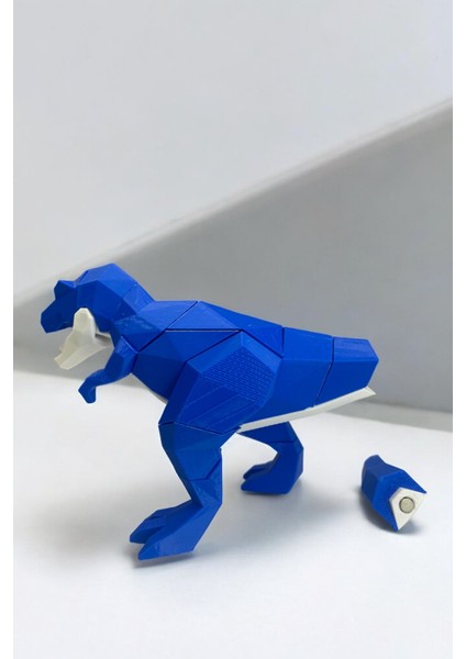 Mıknatıslı 3D Zorlayıcı ve Gerçekçi T-Rex Puzzle Aile Aktivitesi & Zeka Oyunu