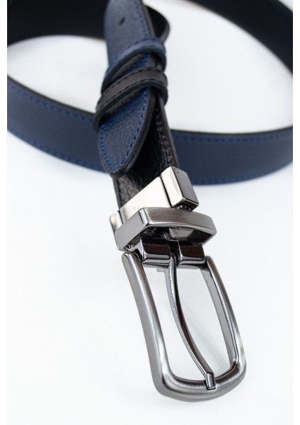 Çift Taraflı Dönen Tokalı Deri 3.5Cm Klasik Erkek Kemeri modelleri