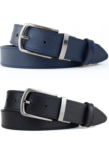 Çift Taraflı Dönen Tokalı Deri 3.5Cm Klasik Erkek Kemeri indirimleri