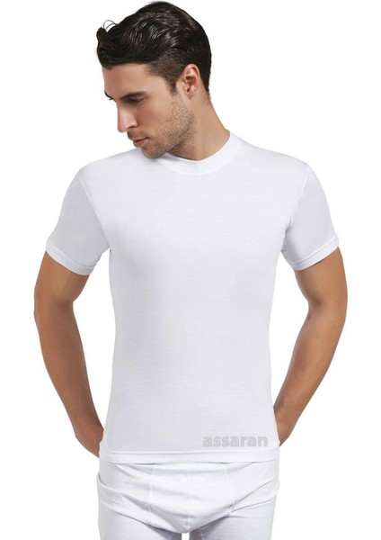 Erkek Penye %100 Pamuk Sıfır Yaka Fanila Atlet 3007 - 3 Adet