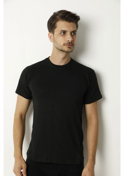 Erkek Penye %100 Pamuk Sıfır Yaka Fanila Atlet 3007 - 3 Adet