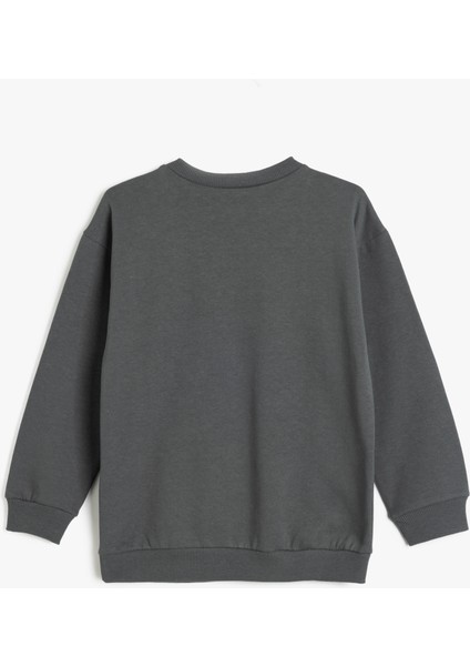 Batman Sweatshirt Lisanslı Uzun Kollu Bisiklet Yaka Pamuklu Şardonlu fiyatları