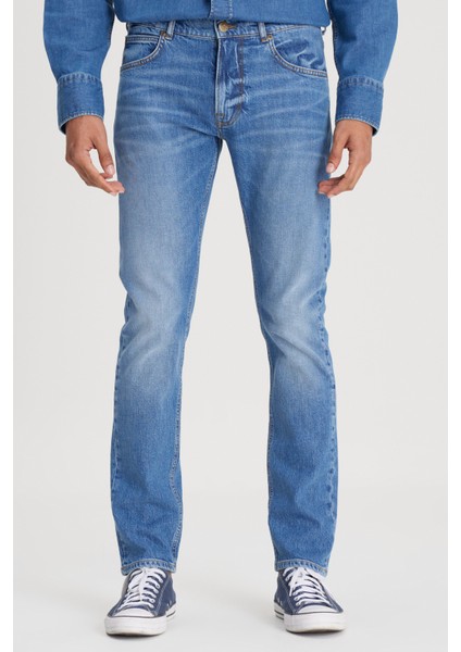 Lee Luke Slim Tapered Esnek Jean Kot Pantolon indirimleri