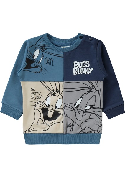 Bugs Bunny Erkek Çocuk 2'li Takım 6-18 Ay Petrol Yeşili