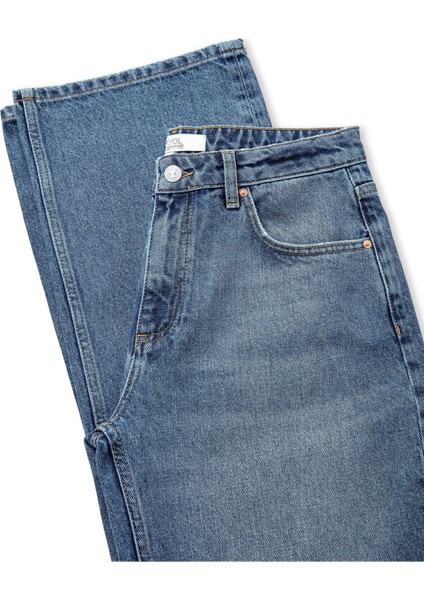 Wide Leg Fit Jean Pantolon