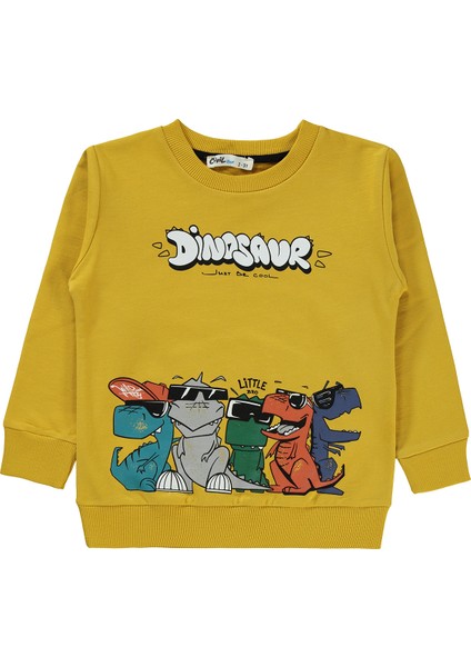 Civil Boys Erkek Çocuk Sweatshirt 2-5 Yaş Hardal