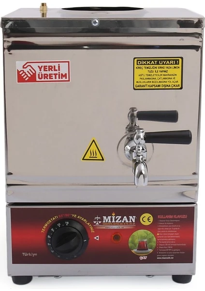 mizan 15 Model Çay Kazanı Pleytsiz Elektrikli Kahveci 10 LT-MC215